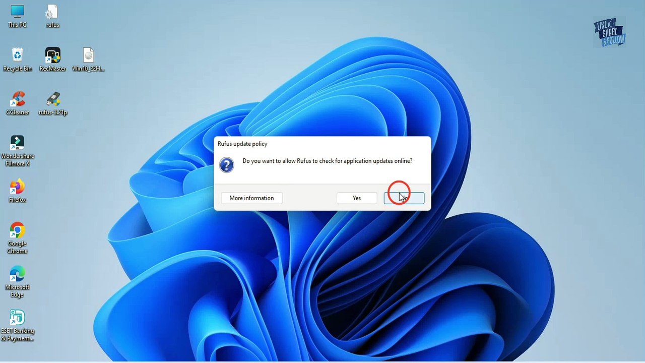 How to create a bootable Windows 10 22H2 USB Drive for Legacy MBR using Rufus