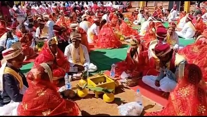 मैनपाट महोत्सव में आयोजित मुख्यमंत्री सामूहिक विवाह के तहत 350 जोड़ों की हुई शादी-