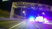 Shocking dashcam footage shows police cars being rammed during M1 pursuit