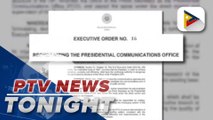 Pres. Ferdinand R. Marcos Jr. inks EO 16 to reorganize Presidential Communications Office