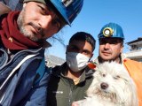 Zonguldaklı madenciler 203'üncü saatte 'Ponti' isimli köpeği kurtardı