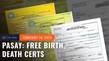 Pasay offers residents free copies of birth, death, marriage certificates