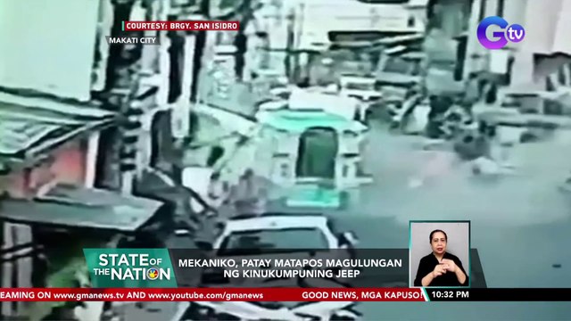 Mekaniko, patay matapos magulungan ng kinukumpuning jeep | SONA