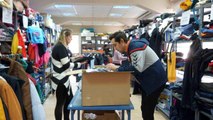 Edirne'ye gelen depremzedeler, ihtiyaçlarını ücretsiz marketten karşılıyor