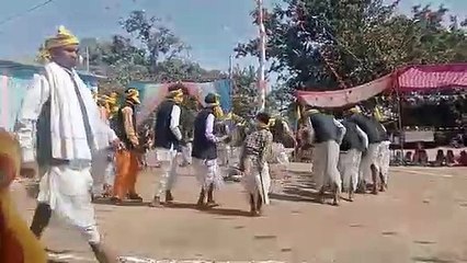 ग्राम पंचायत कौआ डोंगरी के पोषक ग्राम सकरी में सैला कार्यक्रम