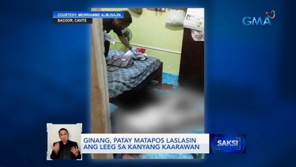 Ginang, patay matapos laslasin ang leeg sa kanyang kaarawan | Saksi