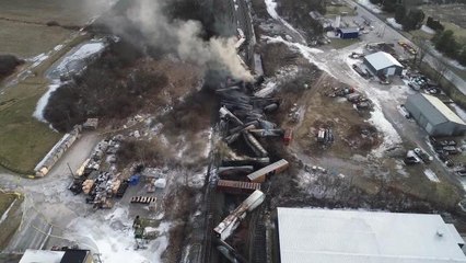 Kimyasal Madde Taşıyan Tren Kazasının Ardından ABD'nin Müdahalesi Endişe Yarattı