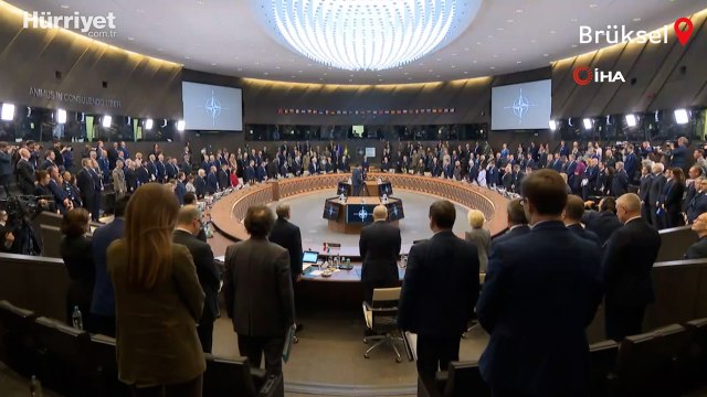 NATO Savunma Bakanlarından Türkiye için 1 dakikalık saygı duruşu