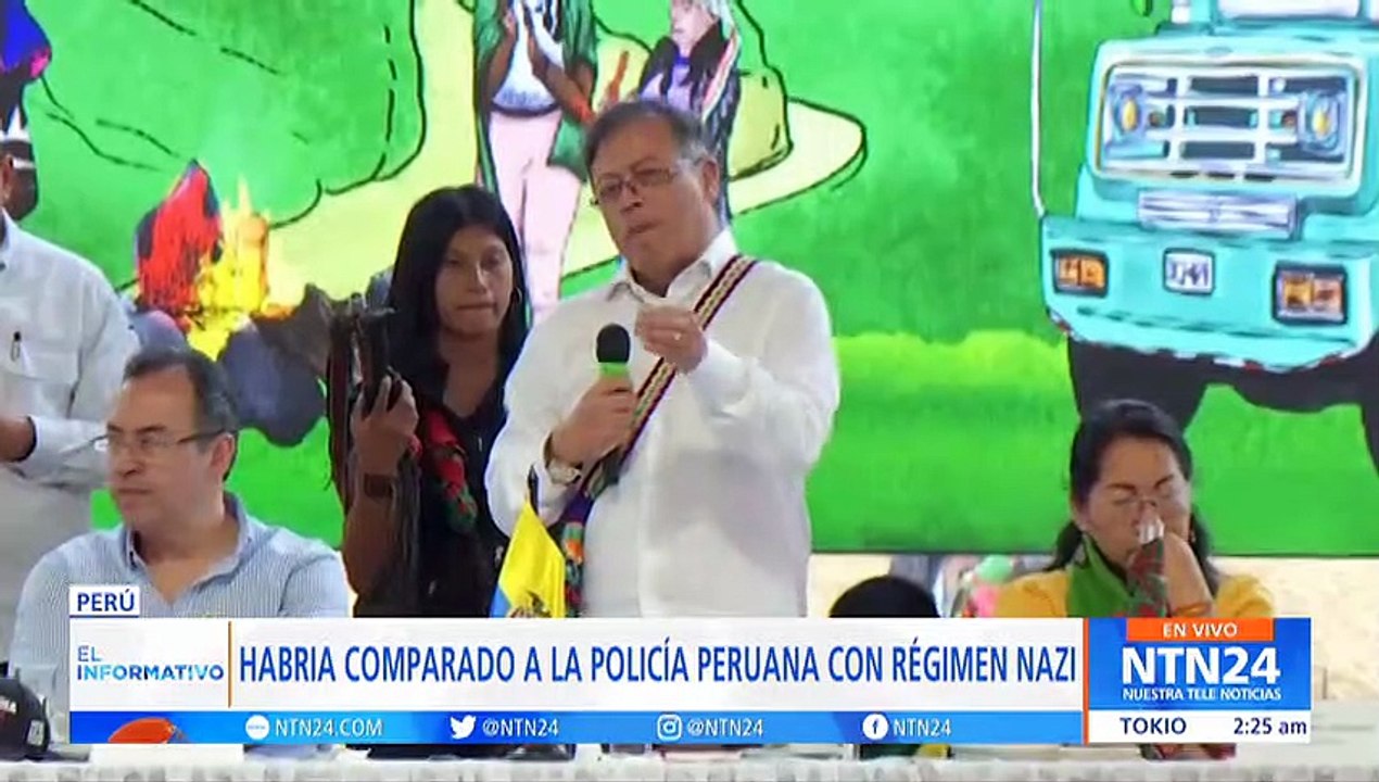 Congreso de Perú aprueba declarar al presidente de Colombia, Gustavo Petro, "persona non grata"