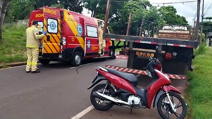 Condutora de Biz fica ferida no cruzamento das avenidas Goiânia com Castelo Branco