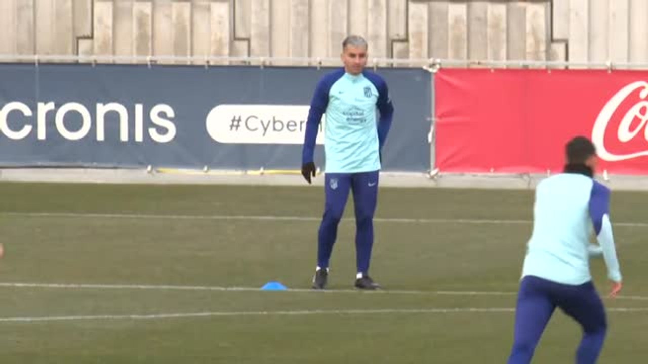El Atlético de Madrid prepara su próximo partido de Liga contra el Athletic