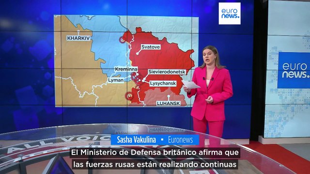 Mapa de la guerra | Las fuerzas rusas preparan un asalto en la región de Lugansk