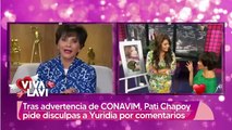 Paty Chapoy se DISCULPA con Yuridia tras polémica