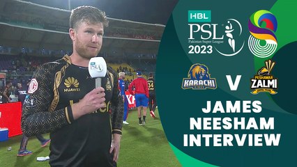 James Neesham Interview | Karachi Kings vs Peshawar Zalmi | Match 2 | HBL PSL 8 | MI2T