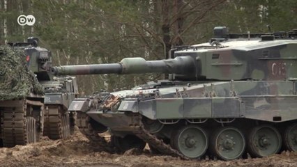 Как польские военные учат украинцев управлять танками Leopard-2 (14.02.2023)