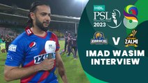 Imad Wasim Interview | Karachi Kings vs Peshawar Zalmi | Match 2 | HBL PSL 8 | MI2T