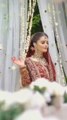 Beautiful bridal look of Minal khan