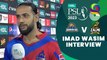 Imad Wasim Interview | Karachi Kings vs Peshawar Zalmi | Match 2 | HBL PSL 8 | MI2T