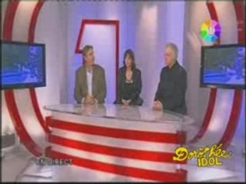 DOROTHEE sur IDF1 : duplex en fin d'émission