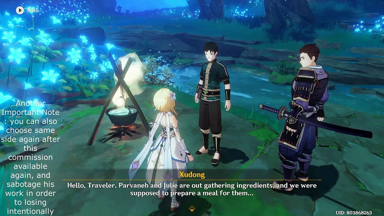 Genshin Impact | The Gourmet Supremos Cook Off (Commission Quest) Guide