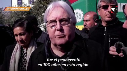 La ONU calificó al terremoto en Siria y Turquía cómo la peor catástrofe de la región en 100 años