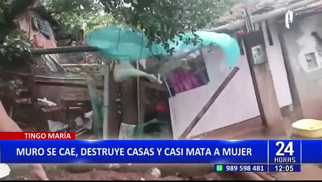 Mujer Se Salvó De Morir Aplastada: Muro Cae Sobre Vivienda Y Ocasiona ...