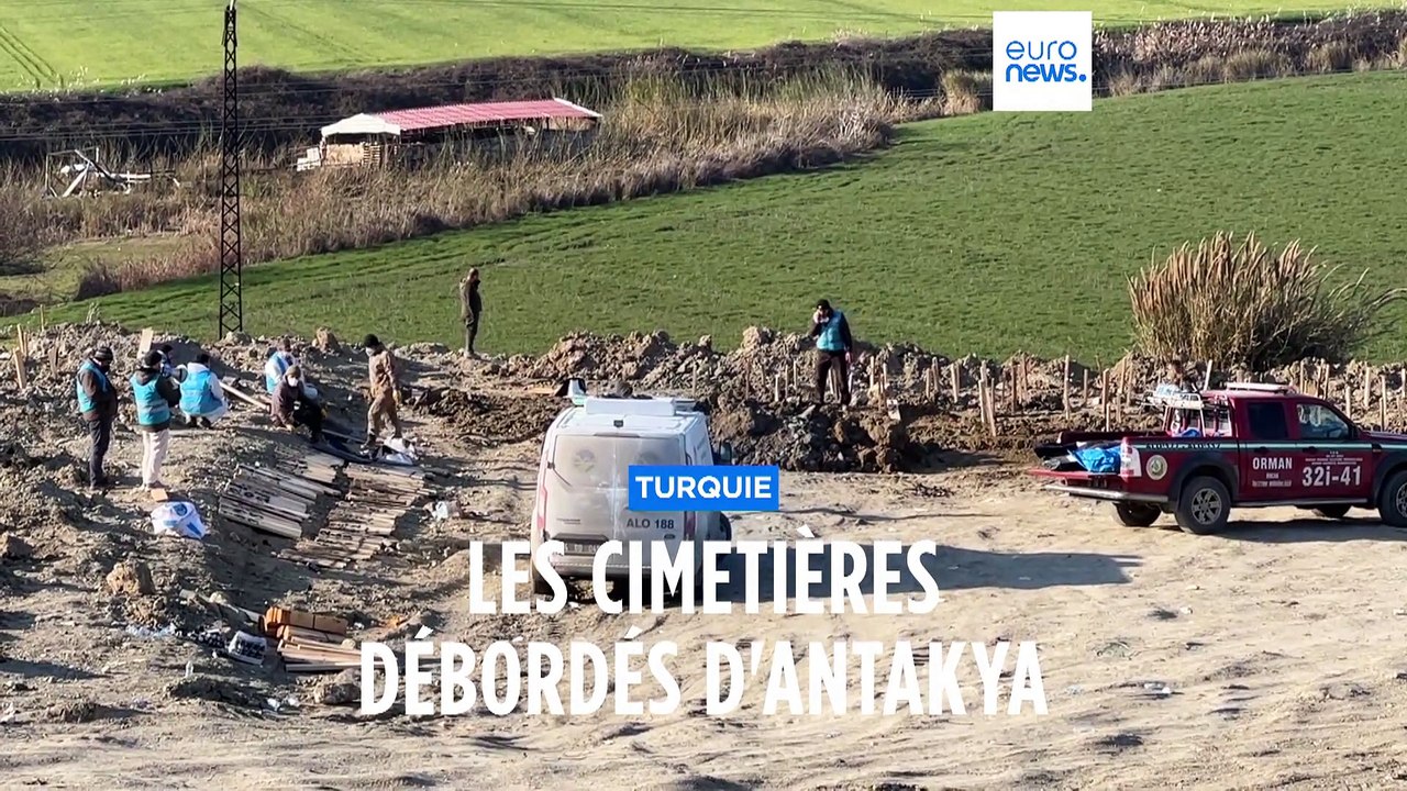 Les cimetières débordés d'Antakya