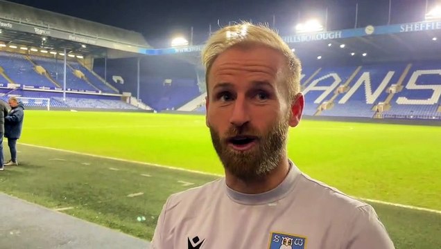 Barry Bannan on his Sheffield Wednesday celebration