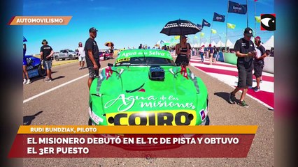 Rudi Bundziak logró el 3er puesto en el TC Pista