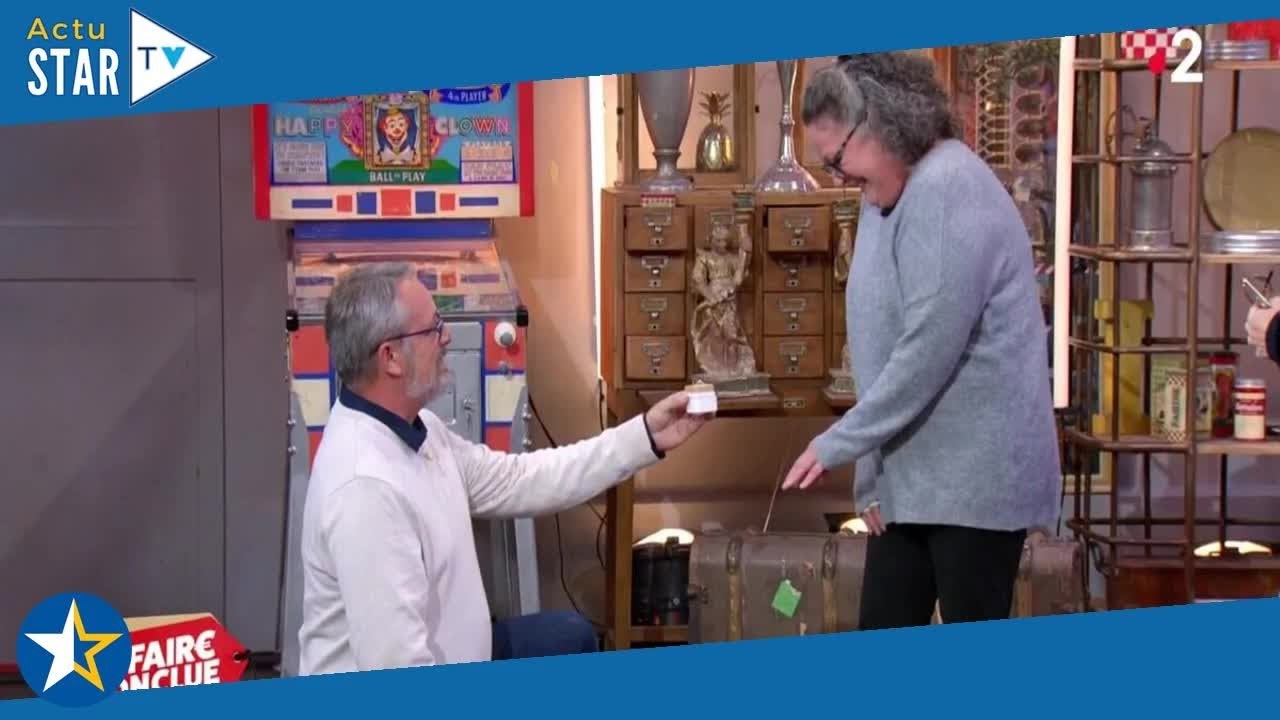 "C'est très émouvant" : Sophie Davant touchée devant une demande en mariage dans Affaire Conclue