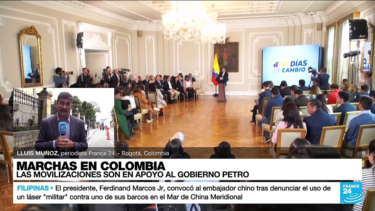 Informe desde Bogotá: marchas en apoyo al presi...