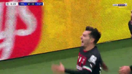 اهداف مبارة ميلان و توتنهام