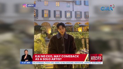 Kai ng Exo, may comeback as solo artist | UB