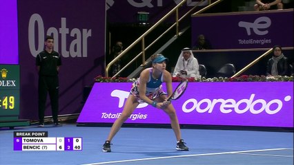 Tomova v Bencic | WTA Qatar Open | Match Highlights
