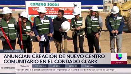 Clark County to Break Ground on First New Community Center in Nearly a Decade in Las Vegas