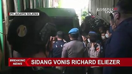 Hari Penentuan Nasib! Richard Eliezer Telah Tiba di Pengadilan Negeri Jakarta Selatan