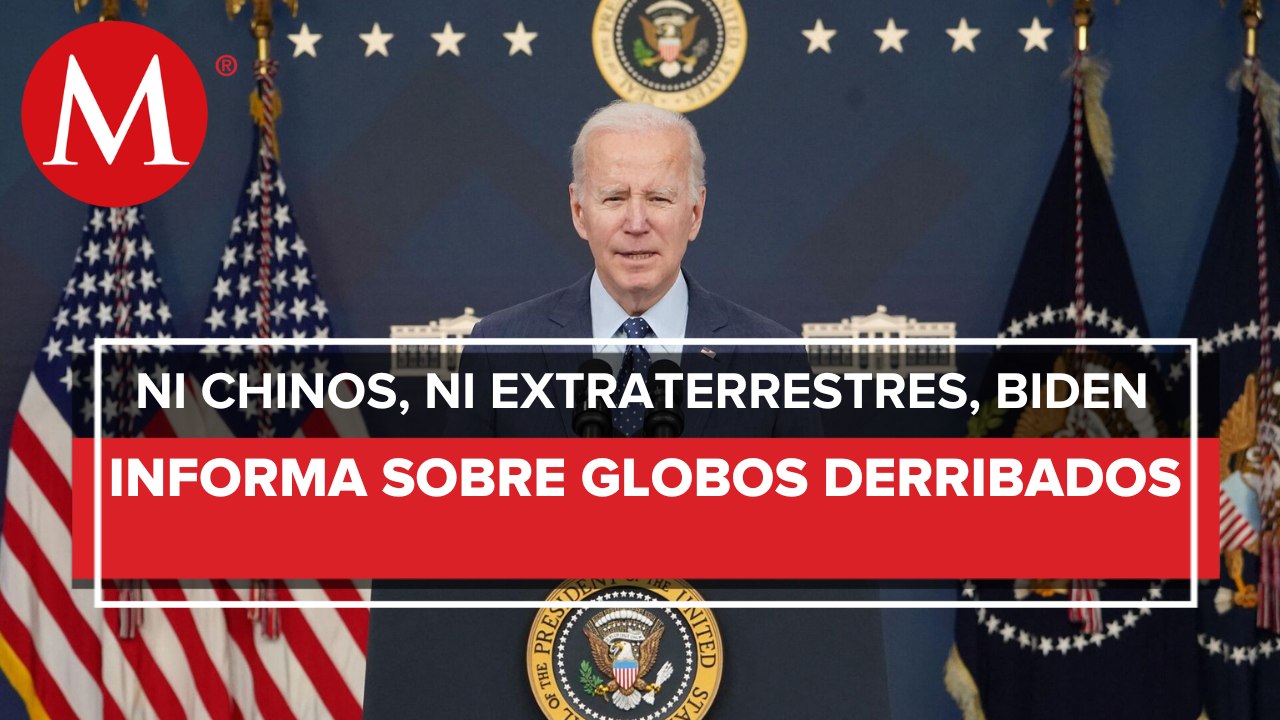 Joe Biden habló sobre los globos chinos derribados en Estados Unidos