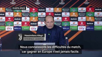 16es - Allegri : "Ce sera une finale à Nantes"