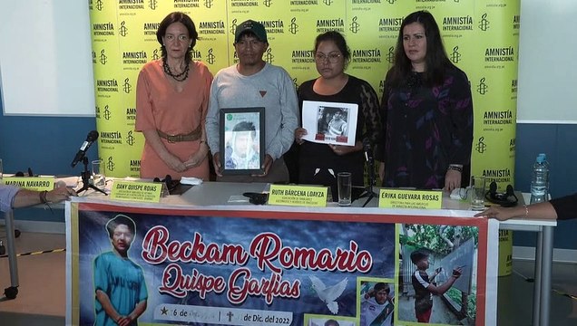 Amnistía presenta ante presidenta de Perú evidencias de abusos contra manifestantes