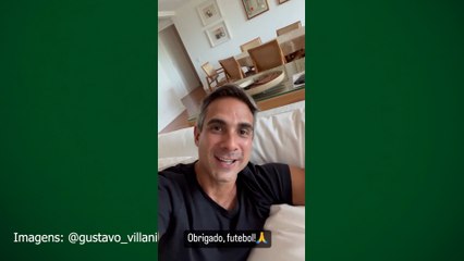 Gustavo Villani leva filho ao Maracanã pela primeira vez para ver jogo do Vasco