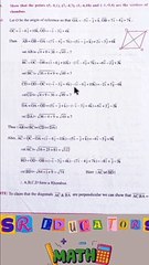 Jr Inter Vector Product 7 Marks Important Q1