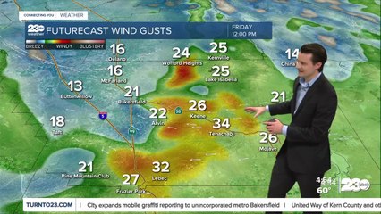 23ABC Evening weather update Febuary 26, 2023
