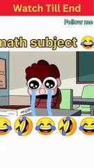 MATHS AND SST LOAD  II FUNNY COMEDY CARTOON II FUNNY MEMES