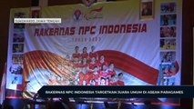 Rakernas NPC Indonesia Targetkan Juara Umum di Asean Paragames