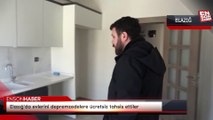 Elazığ'da evlerini depremzedelere ücretsiz tahsis ettiler