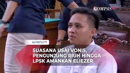 Suasana Usai Vonis: Pengunjung Riuh hingga LPSK Gerak Cepat Amankan Eliezer Keluar Ruang Sidang!