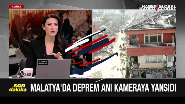 Dehşet anları ortaya çıktı! Malatya'da ilk depremin ve ikinci depremin peş peşe yeni görüntüsü!