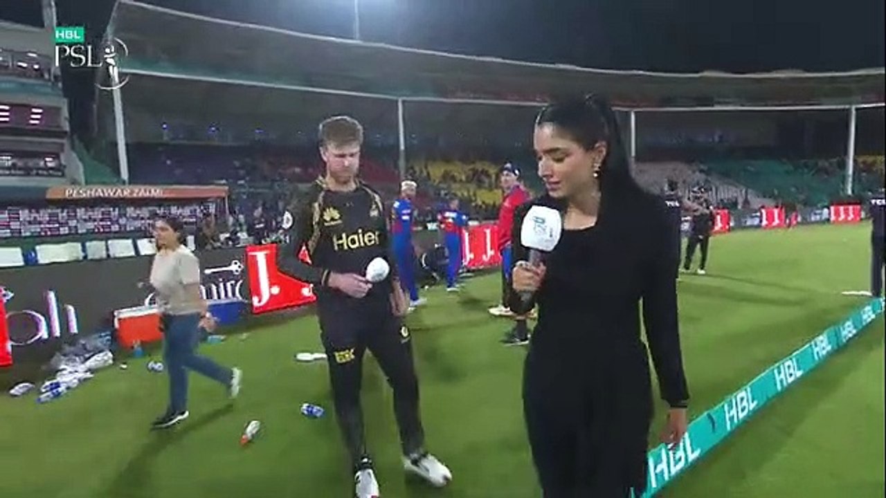 _James Neesham Interview  Karachi Kings vs Peshawar Zalmi  Match 2  HBL PSL 8  MI2T_