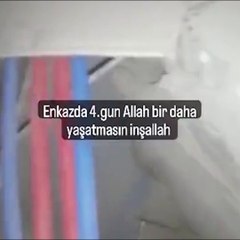 Enkazında altında kaldıkları anları kayıt altına aldılar