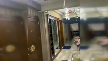 Deprem anı cep telefonu kamerasına böyle yansımış